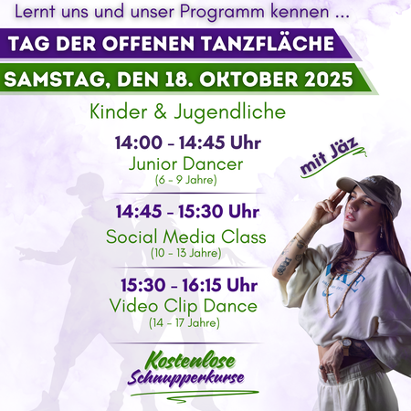 Tag der offene Tanzfläche Kinder & Jugendliche
